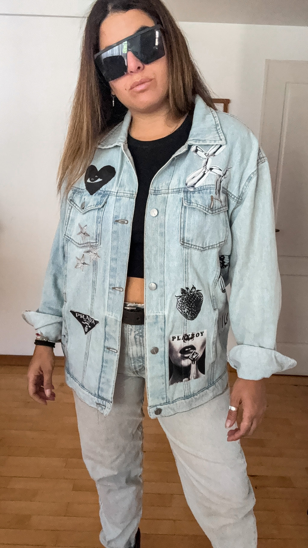 Campera Black&White