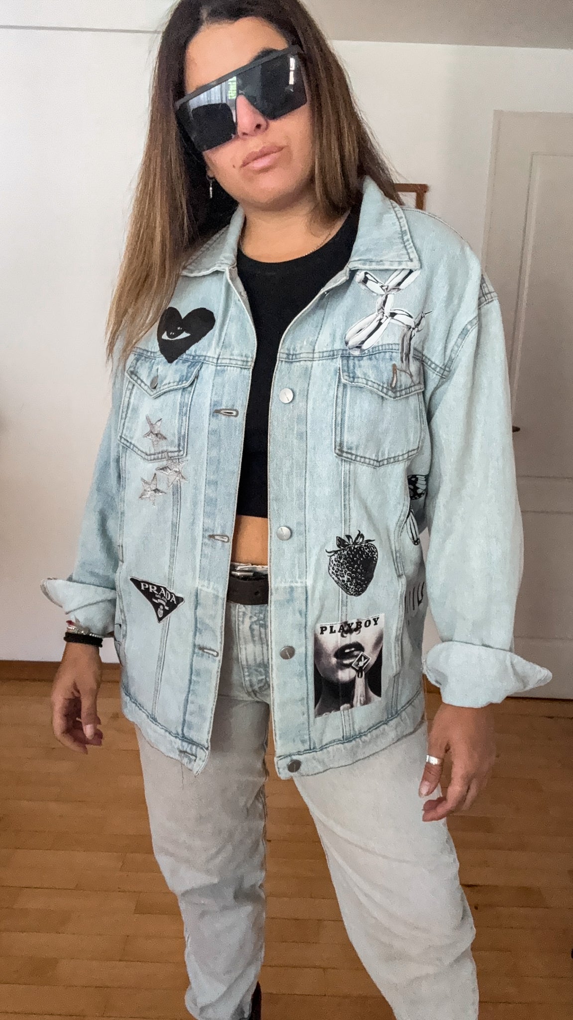 Campera Black&White