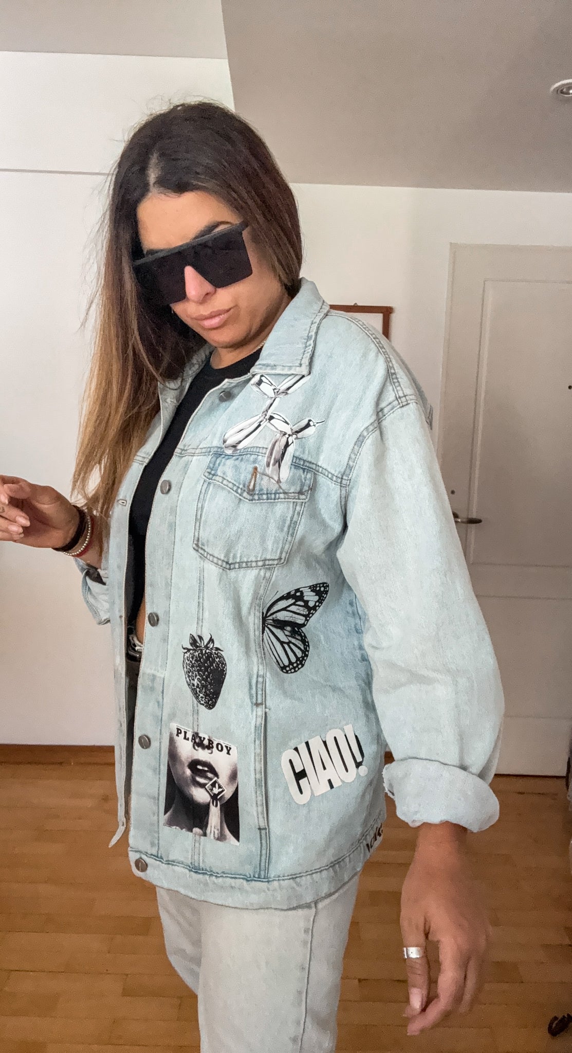 Campera Black&White